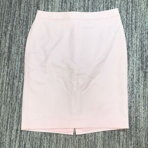 Liz Claiborne Womens Size 4 Career Office‎ Skirt Pink Back Slit Lined Stretch